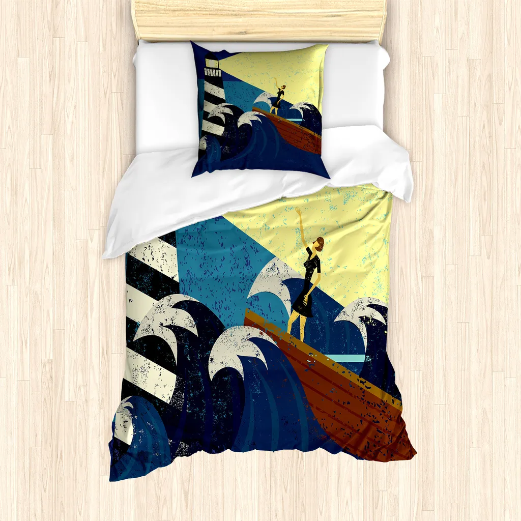 Recensione Set Copripiumino ABAKUHAUS Grunge Sea Storm 135x200