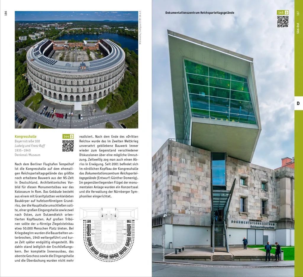 Livre d'architecture Nuremberg guide de voyage Architekturführer