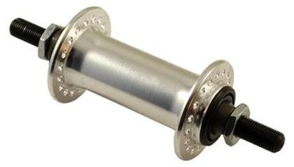 Vorderradnabe 32 silber Achse