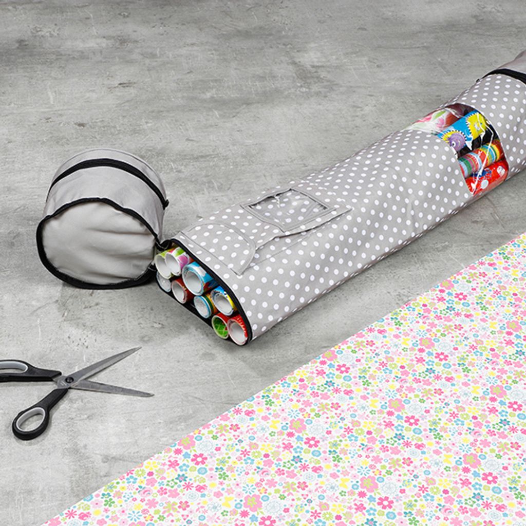 Geschenkpapier Organizer Aufbewahrungstasche Weihnachten in Produktbild 1