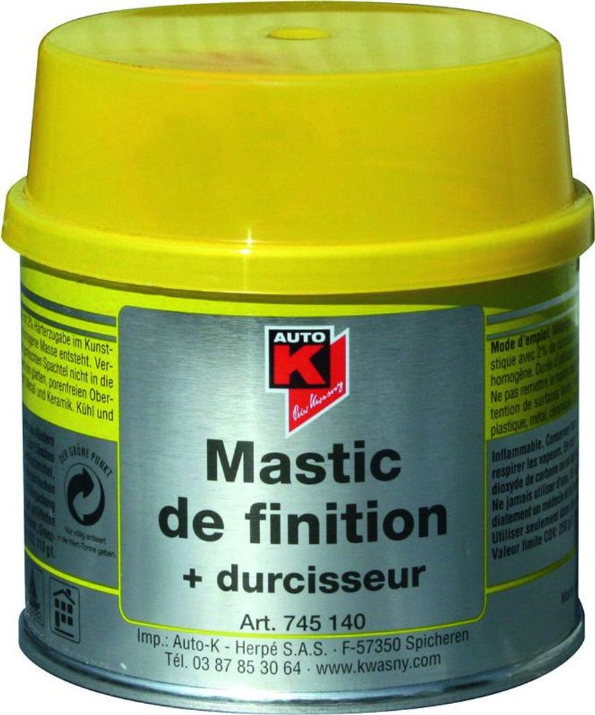Mastic De Finition + Durcisseur - Auto K Image du produit 