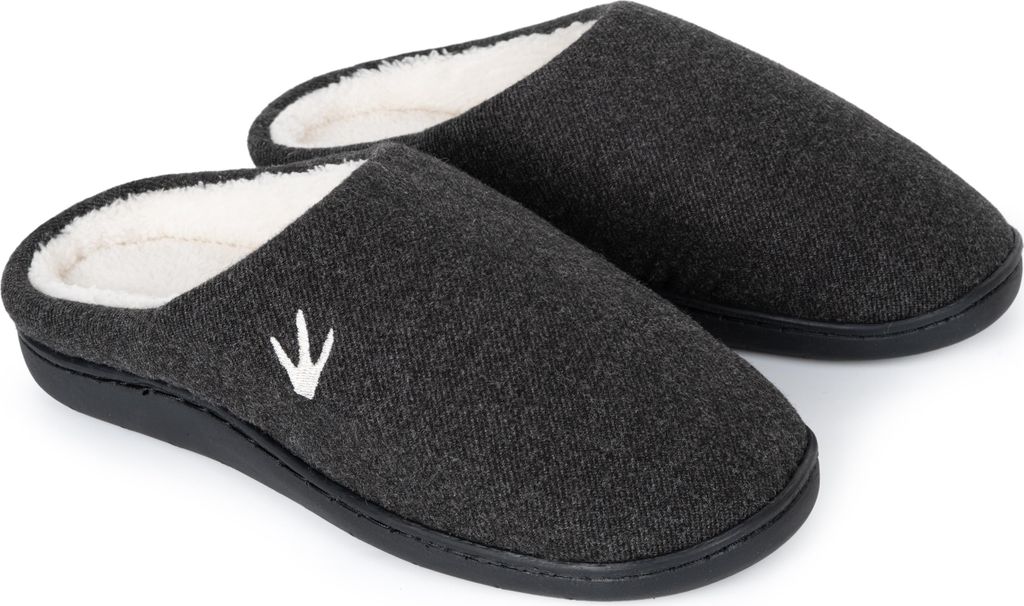 Pantofole HEYO Unisex Calde Antiscivolo Memory Foam Nero Immagine del prodotto 
