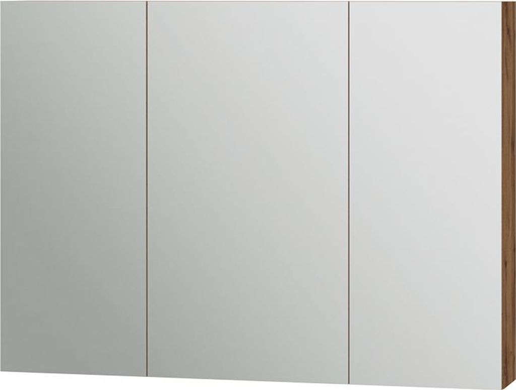Badspiegelschrank Vicco Lotta Eiche 99.7 x 73.2 cm mit 3 Türen, Model 58582