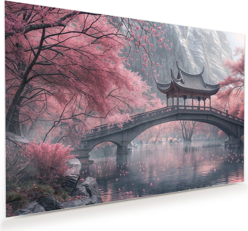 Glasbild 90x60cm in XXL für Wohnzimmer, Schlafzimmer Motiv Produktbild 