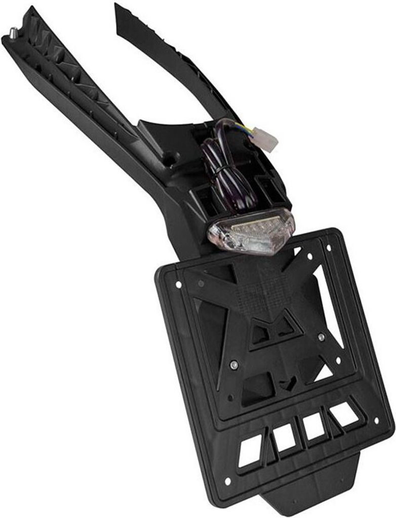 Rtech Integra Racing Taillight Ktm 150/250/300 Exc&250/350/450/500 Exc-f&150/250/300 Xc-w 2020-2021 Kennzeichenhalter Schwarz Schwarz One Size