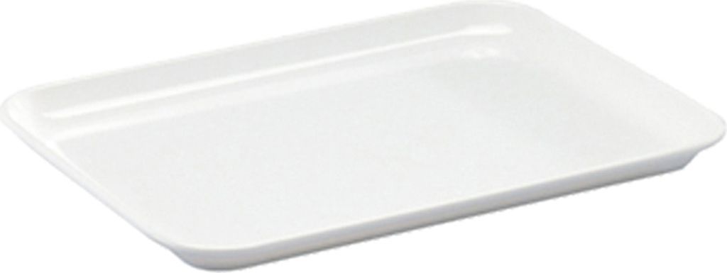 WACA GN Behälter Auslageplatte aus Porzellan weissem Produktbild 