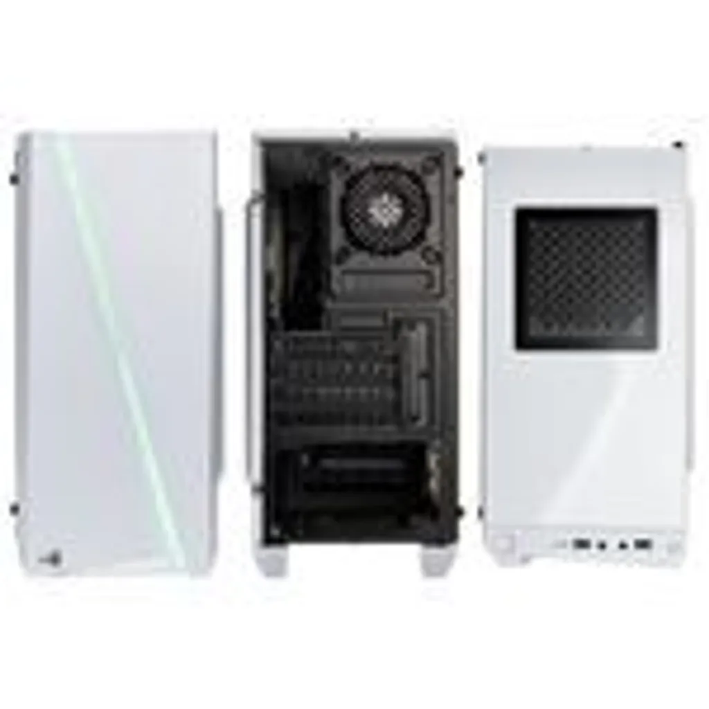 Boîtier PC Gamer Compact AeroCool Mini Cylon Blanc pour setup Micro-ATX - 8