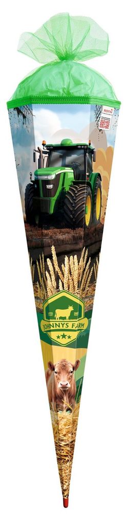 ROTH 678934 ROTH Schultüte "Traktor Power", eckig, 850 mm Obrázok produktu 