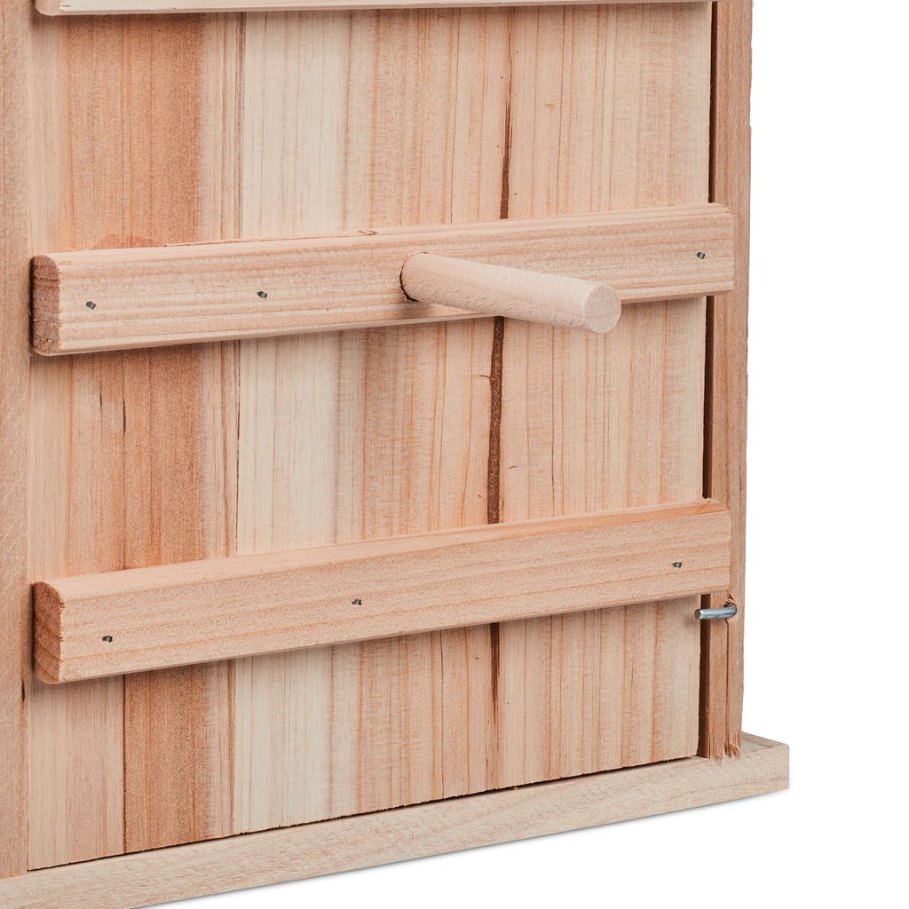 relaxdays Eulen Nistkasten Holz Produktbild 7