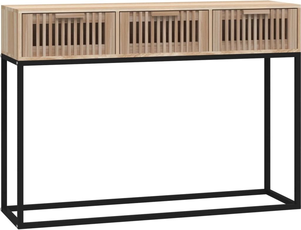 Konsolentisch 105x30x75 cm Holzwerkstoff und Eisen