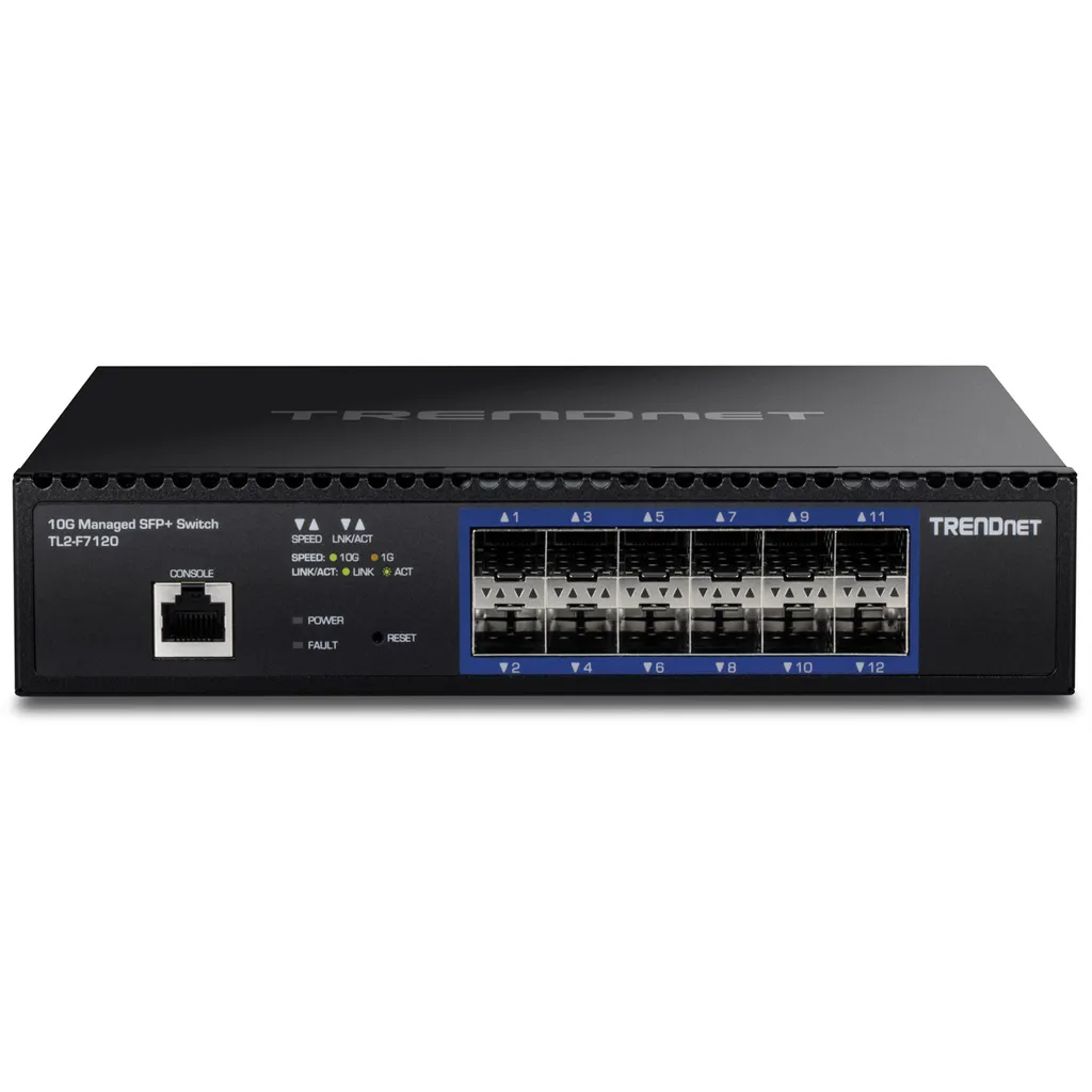 TRENDnet Commutateur Managed 12 Ports SFP+ Layer 2 Haute Vitesse