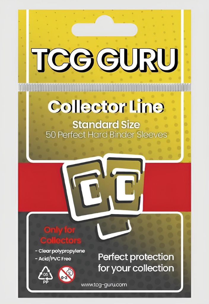 TCG Guru Perfect Hard Binder Sleeves (50 ct.) Produktbild 