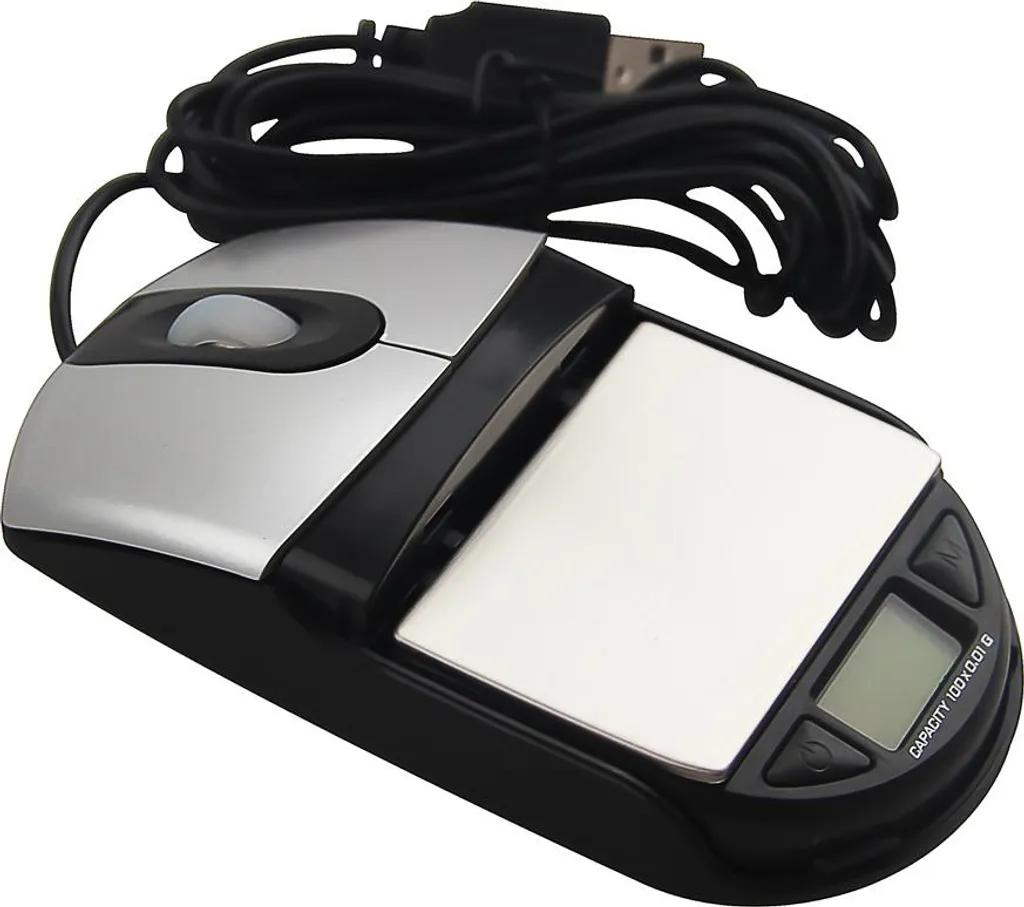 Balance pour bijoux et épices 500g/0.1g portable style souris optique - 3