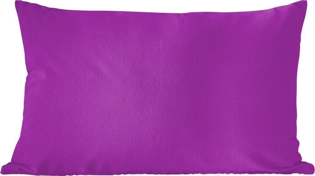 MuchoWow Zierkissen Sofakissen Wohnzimmer Dekokissen 50x30 cm Lila - Farben - Unifarben - Wohnzimmerdekoration - Polster mit Photo