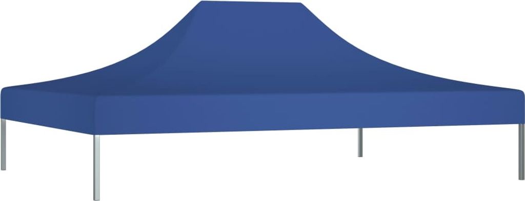 vidaXL Partyzelt-Dach 4,5x3 m Blau 270 g/m² Produktbild 