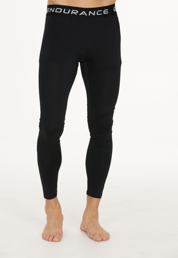 ENDURANCE Tights Power mit stylischem Logo-Hüftbund 1001 Black 2XL