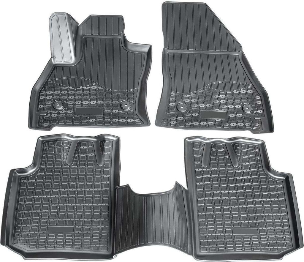 Premium 3D Gummi Fußmatten für FIAT 500L | BJ ab 2012- | passgenau mit Rand