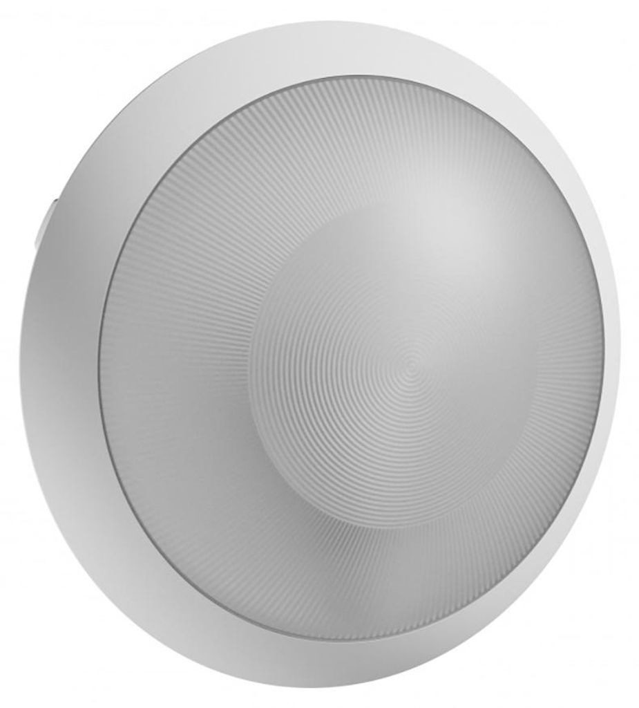 Spectrum Wandleuchte Deckenlampe Außen Nymphea Omni Weiß Ø30cm IP65 max. 13W E27 Bewegungssensor