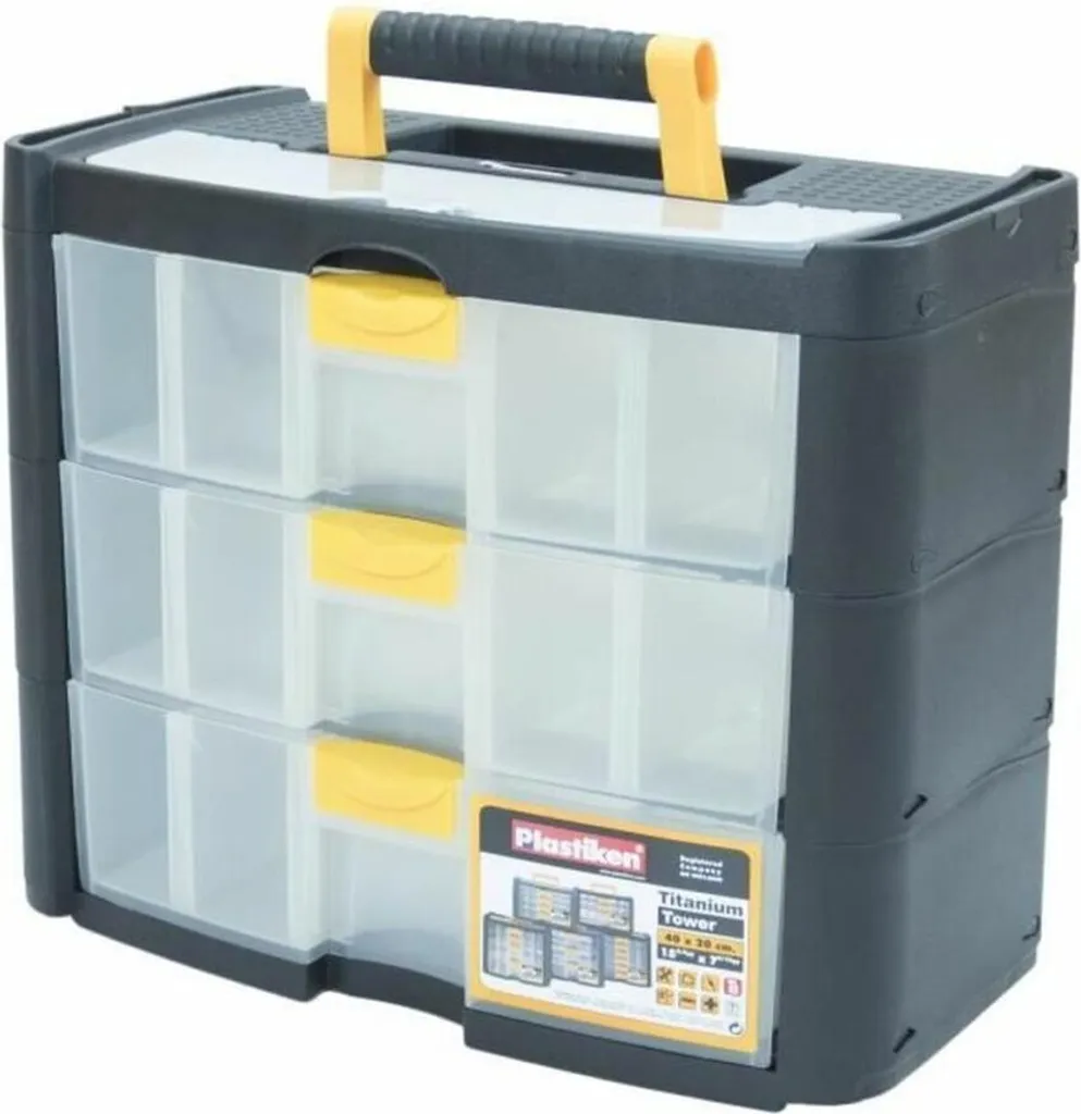 Rangement outils à 3 tiroirs Titane pour organiser votre garage à fond