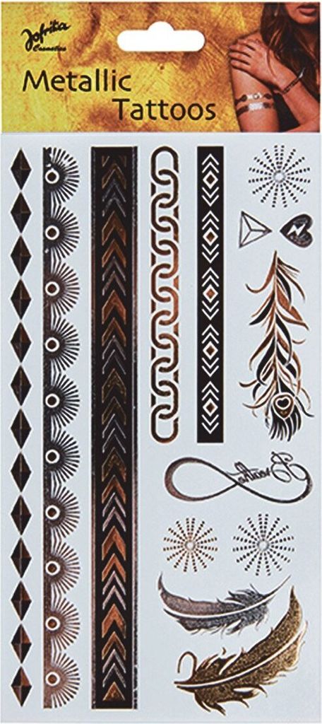 Eternity Klebetattoo metallic - Fasching Halloween Karneval