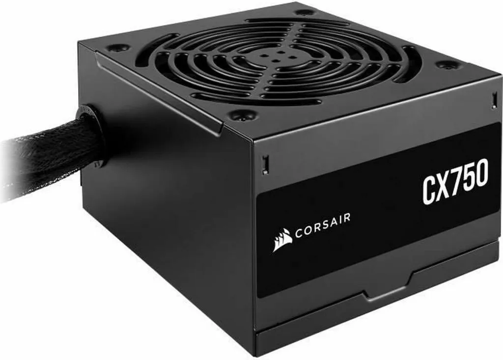 Bloc d'Alimentation ATX 750W Corsair CX750 Haute Efficacité pour Bureau