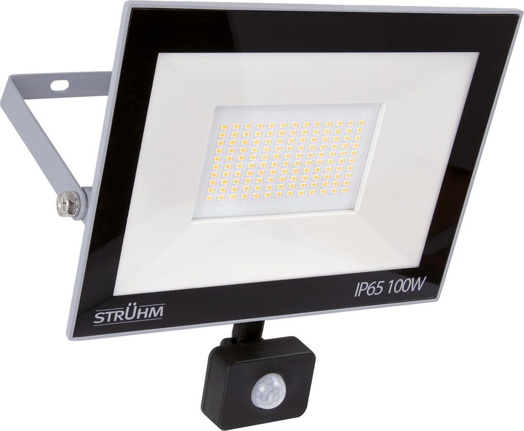 Strühm 03608 LED-Strahler 'KROMA LED S' 100W, Neutralweiß, IP65, für Außenbereich, 8280 lm, drehbar