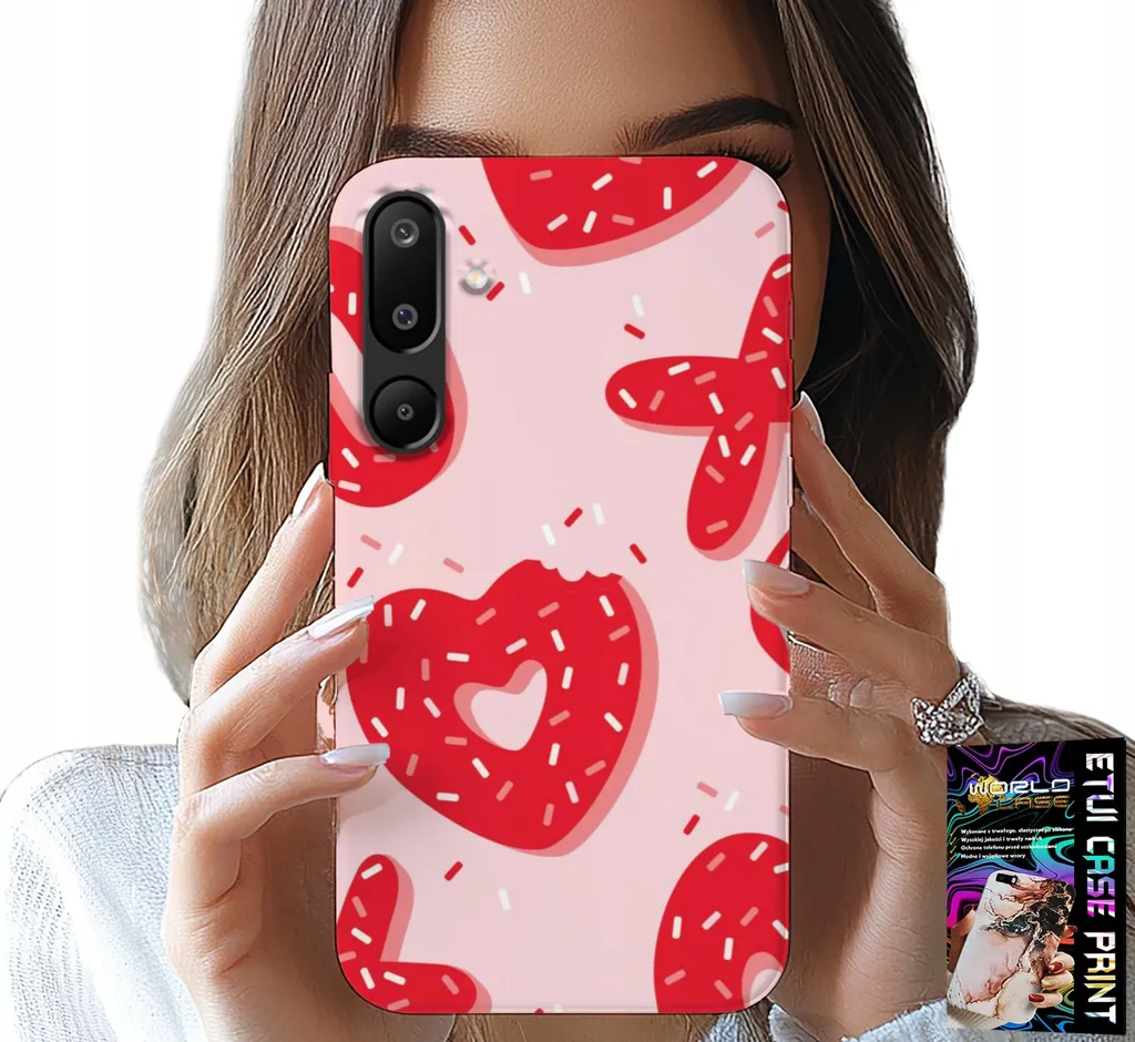 Cover Samsung M16 5G Fashion: Motivi Cuore e Protezione Schermo