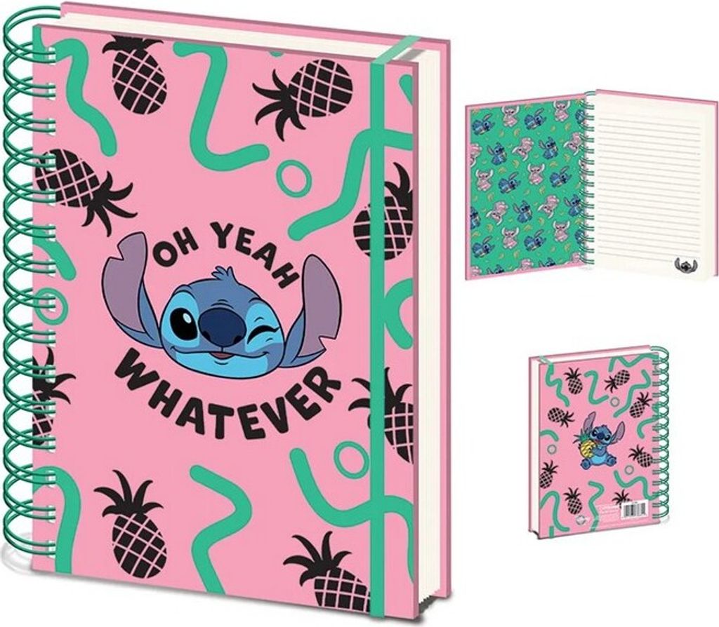 Lilo & Stitch - Notizbuch "You ́re My Fave" PM3745 (A5) (Pink/Grün/Schwarz)