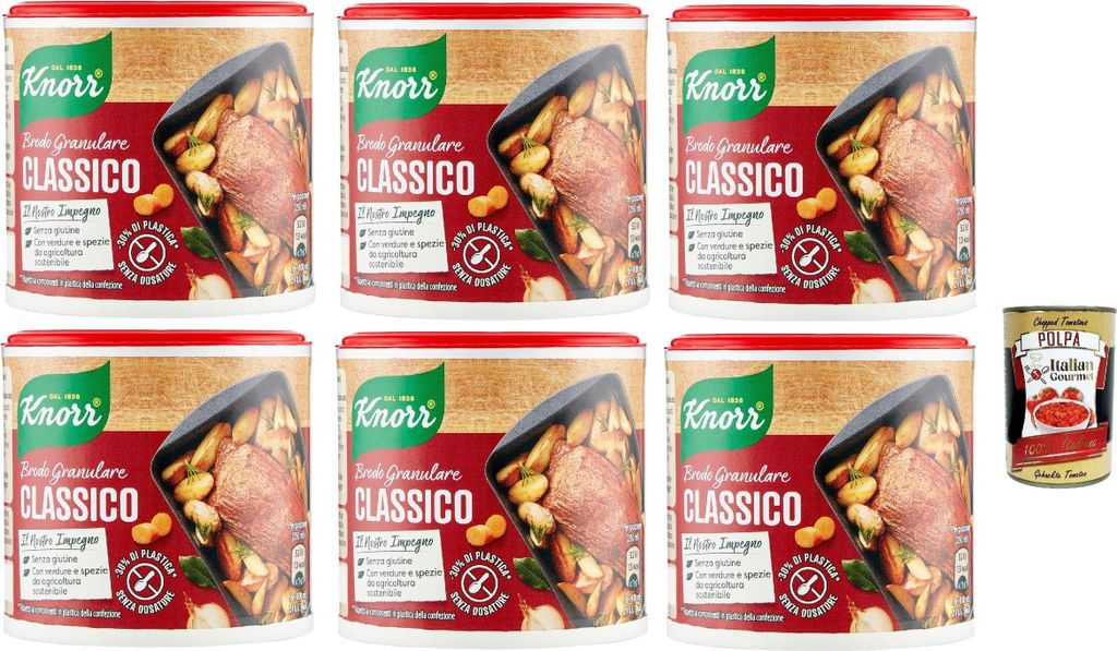 Knorr brodo granulare classico granulierte Brühe, 6x 150 g, Produktbild 