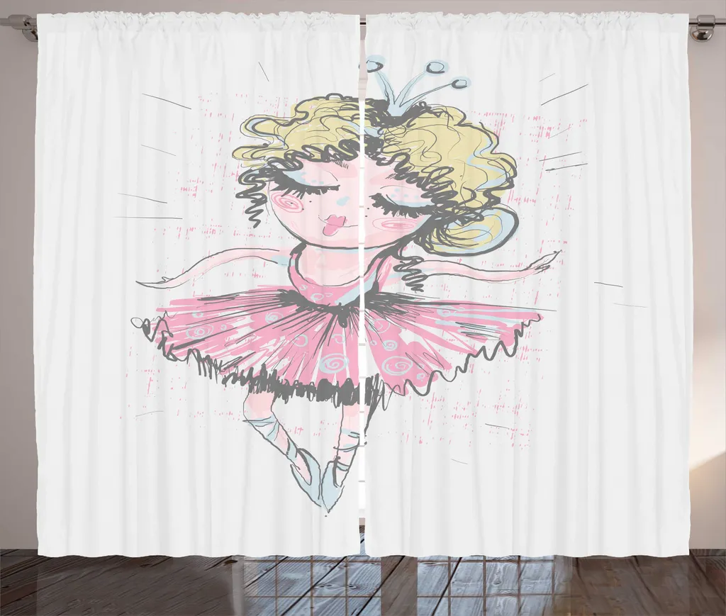 Tenda Ballerina ABAKUHAUS 280x175 cm Multicolore per Arredo Interni