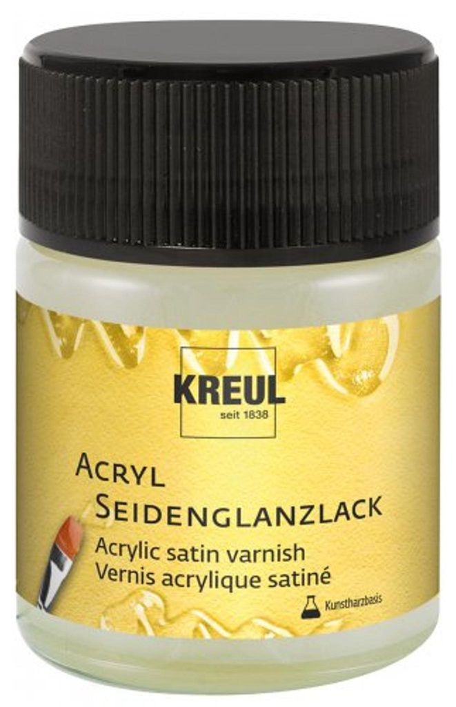 Kreul Acryl-Seidenglanzlack auf Kunstharzbasis transparent Produktbild 