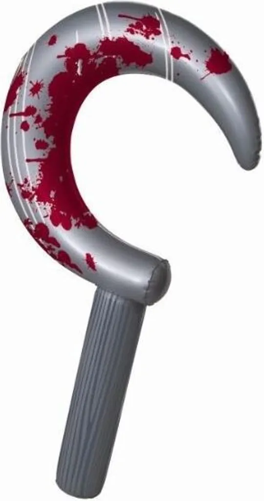 Faucille sanglante Sabre-Rouge avec lame réaliste et manche pirate