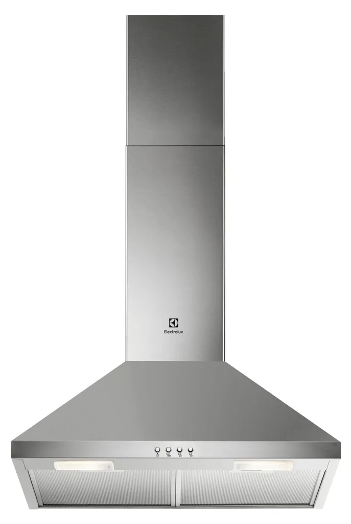 Hotte murale Electrolux LFC316X Inox débit 420 m³/h filtration haute