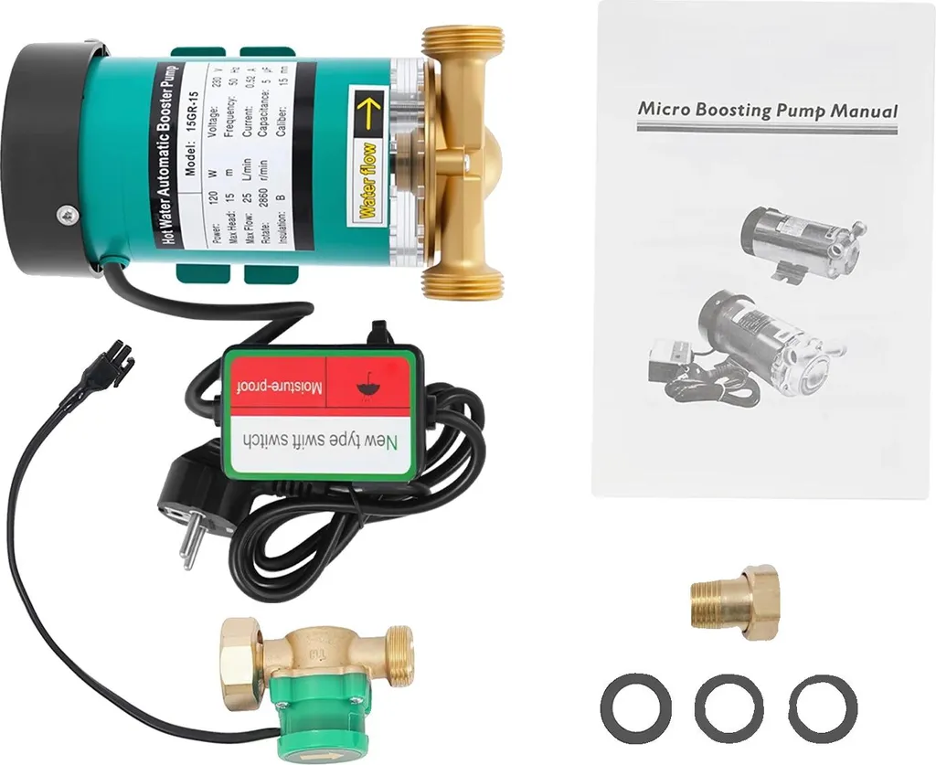 Pompe de surpression automatique inox 220V - Haute résistance Cyan