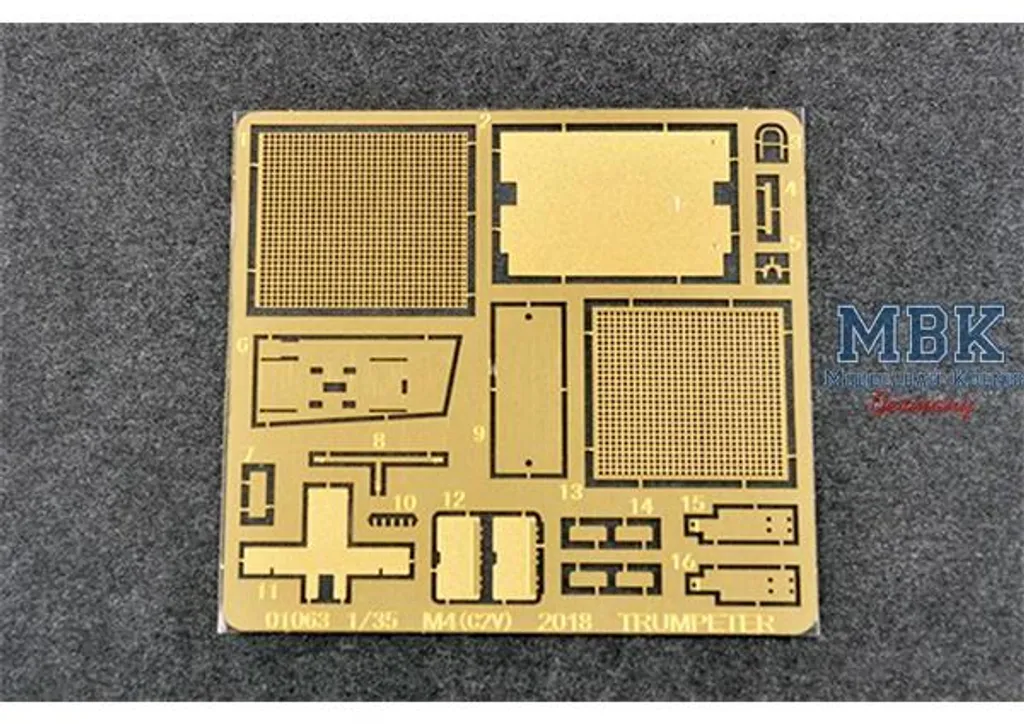 Maquette M4 C2V Trumpeter 1/35 ajustement parfait sans masticage - 7