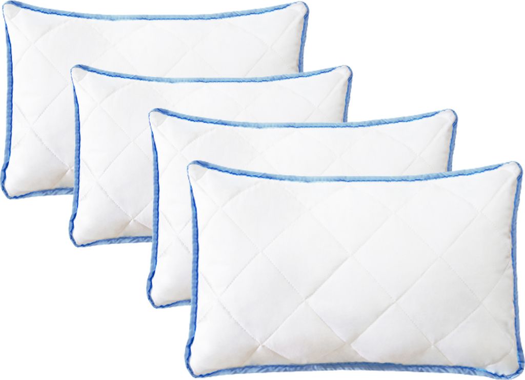 Kissen 40x60cm 4er Set / Bundle - Geeignet als bequemes Kopfkissen- Qualitatives Kopfkissen geeignet für alle Betten
