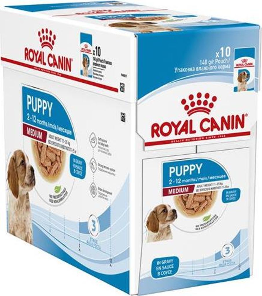 ROYAL CANIN Medium Puppy 10x140 g Image du produit 