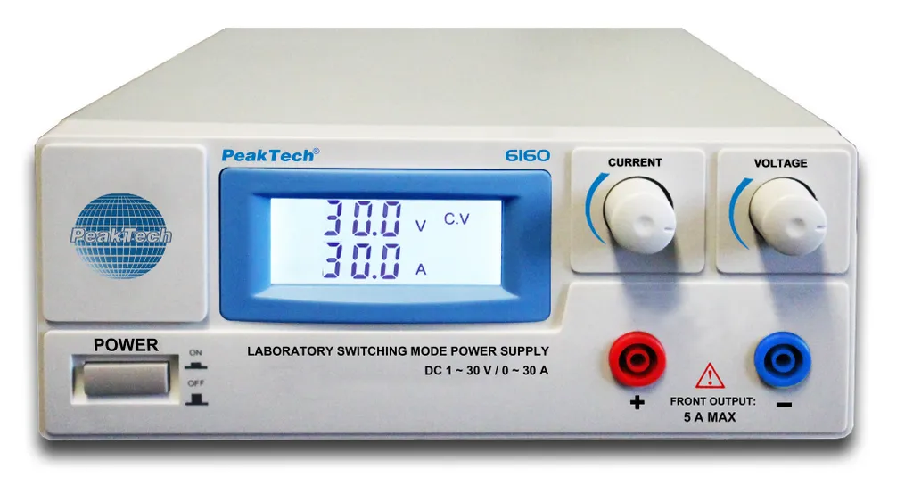 Alimentation Variable PeakTech 6160 Idéale pour Test de Circuit et SAV