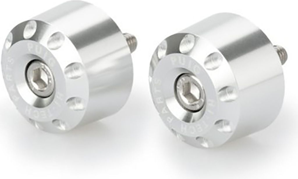 PUIG 20372P Lenkerenden Kurz passend fuer VESPA GTS 300 Silber