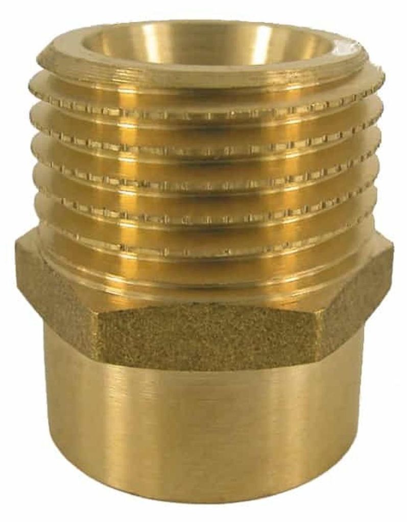 Raccordo Ottone, Doppio Nipple Ottone Ridotto 3/4" IG x 1" Immagine del prodotto 