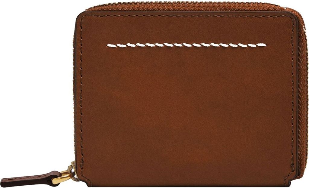 FOSSIL Leder Kartenetui Westover Card Case Medium Brown braun