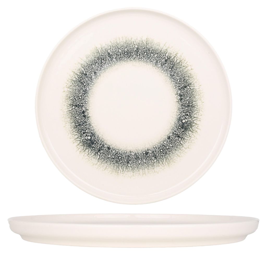 Kütahya Porselen Speiseteller - Black Ice - Porzellan - 27 cm
