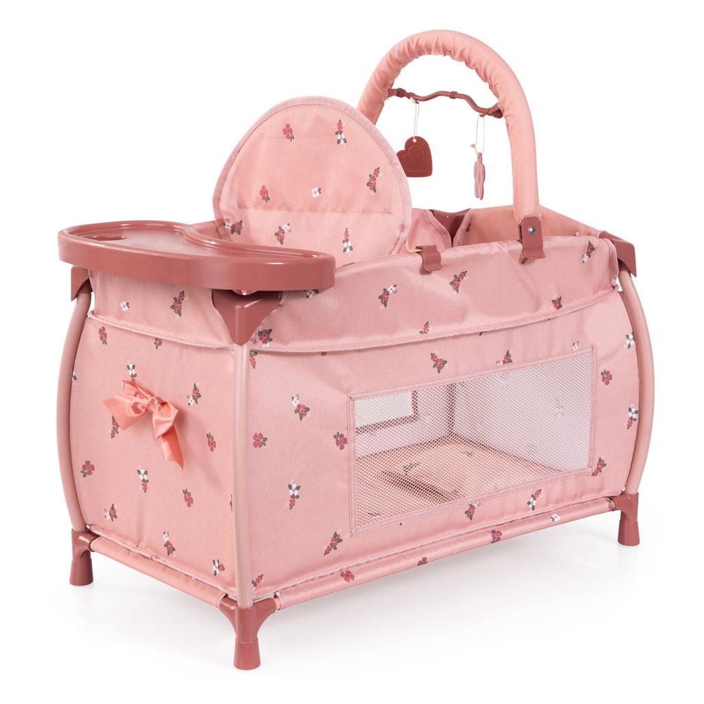 Bayer Design 62826AA Puppenbett mit integriertem Hochstuhl, Produktbild 
