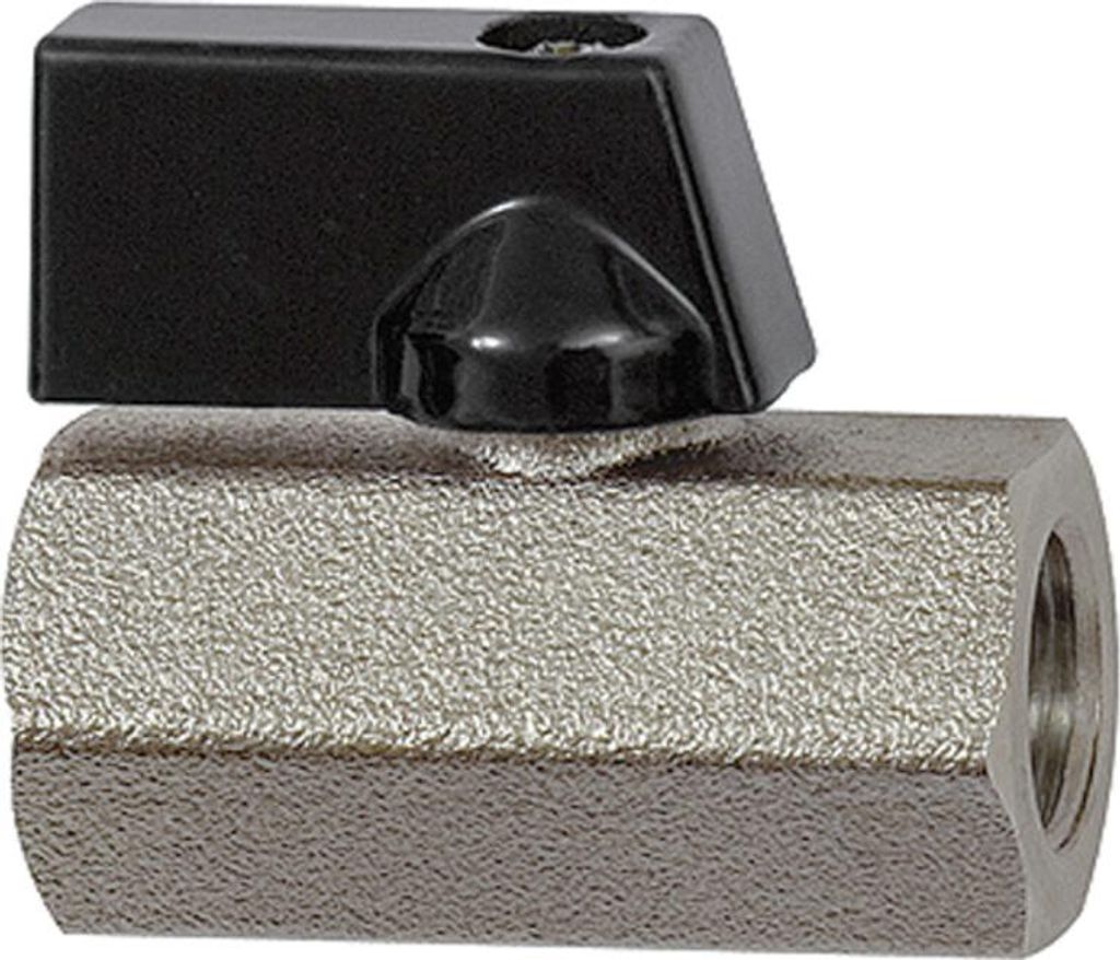 Mini-Kugelhahn VALVE LINE 13 mm G 1/2 IG Innen-/Innengewinde DN 15