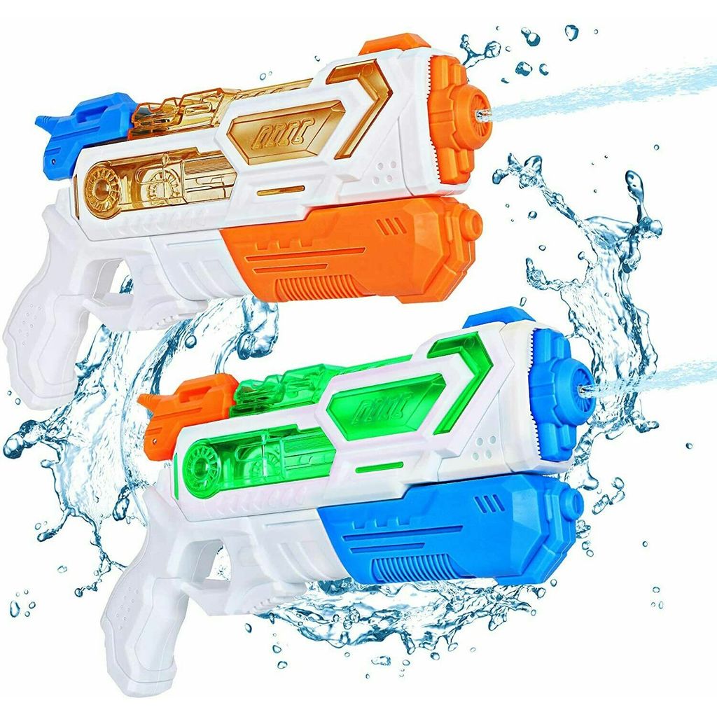 Wasserpistole 10m Reichweite Water Gun Kinder Erwachsene Pool Spielzeug 600ML C 