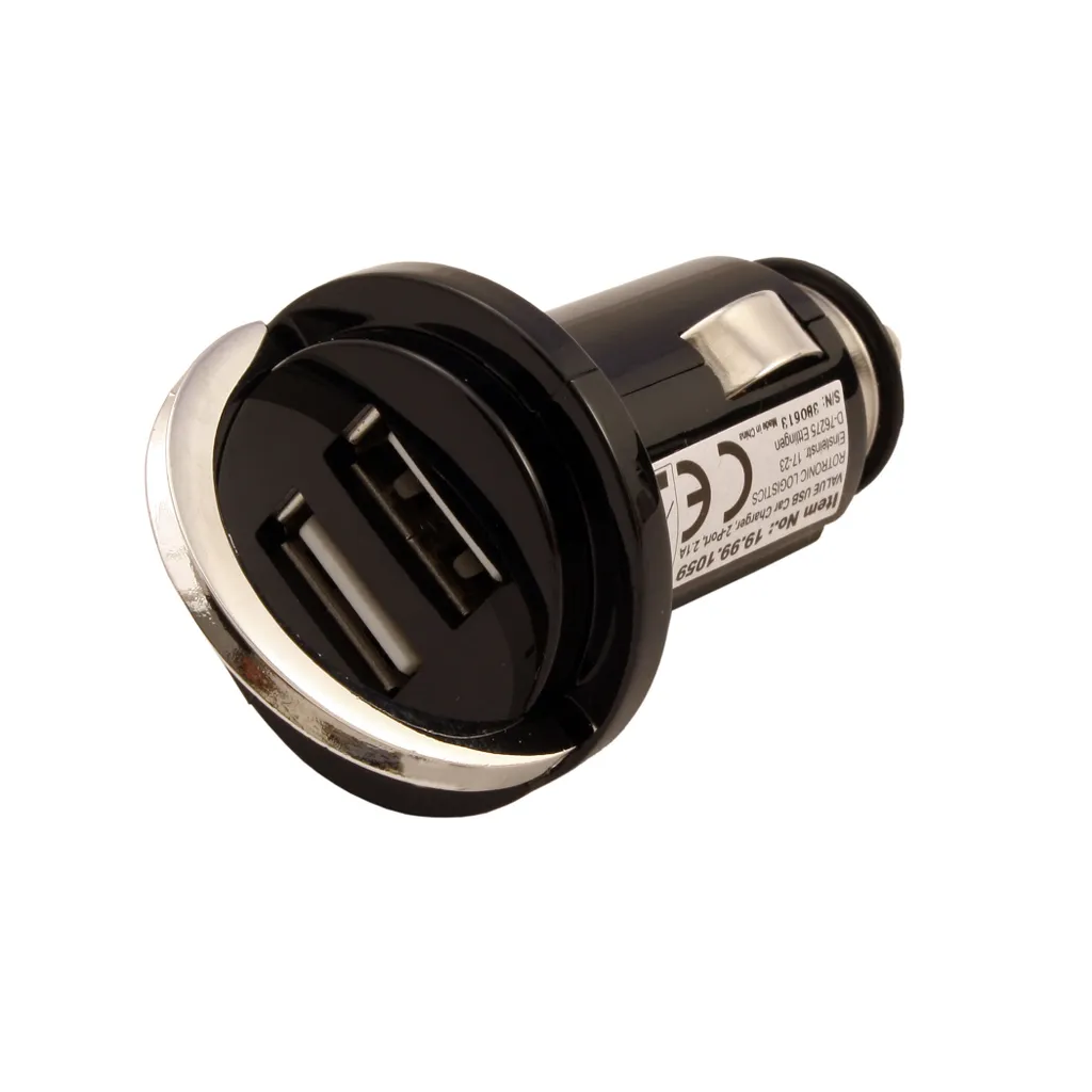 Chargeur USB VALUE 19.99.1059 avec prise allume-cigare 2 ports 10W