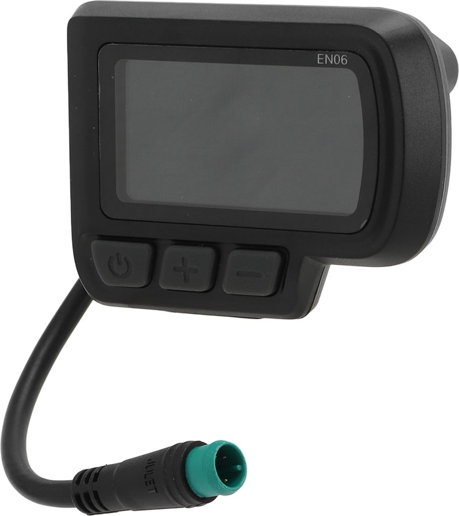 Écran LCD EN06 Pour Vélo Électrique - Affichage Puissance Batterie Temps Réel, Compatible 24V 36V 48V, Étanchéité IP, Installation Facile Sur Guidon 22.2mm, ABS PVC