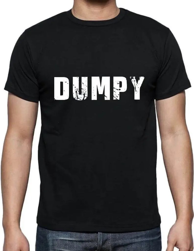 Herren Grafik T-Shirt Dumpy Öko-Verantwortlich Vintage Jahrgang Kurzarm Lustige Druck Geburtstag Geschenk Mann