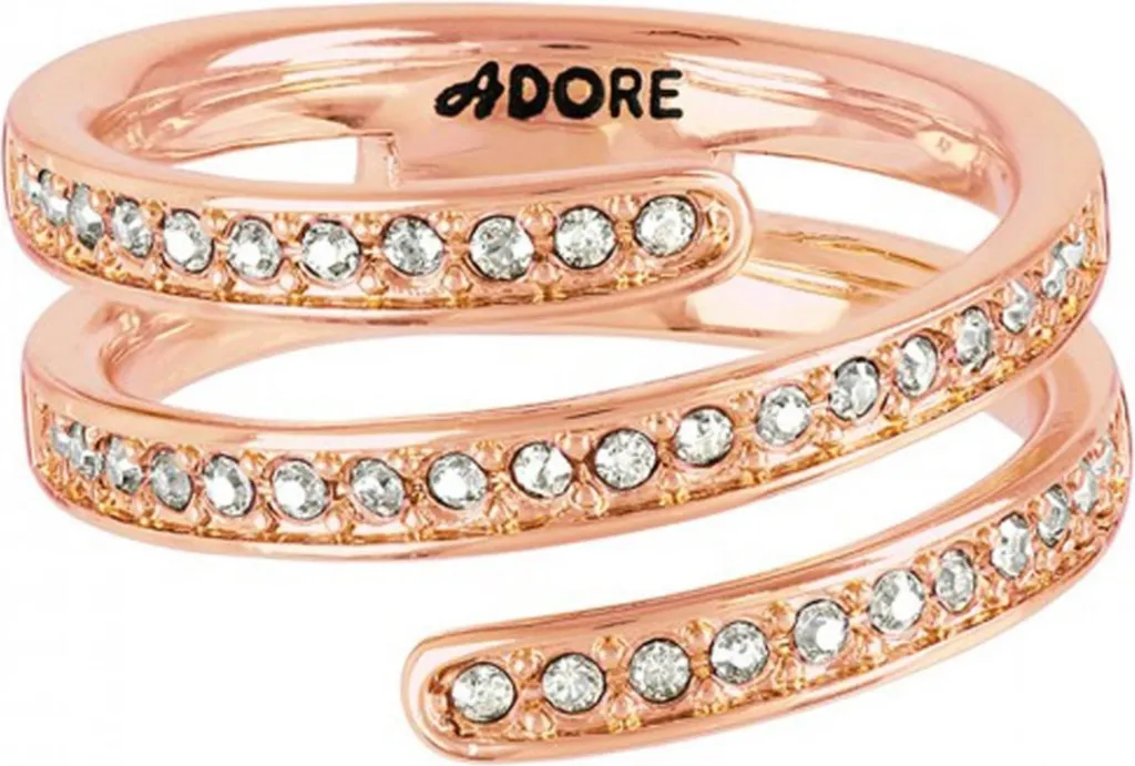 Anello Adore 5489627 Elegance Coil - Gioielli Donna Rose Gold
