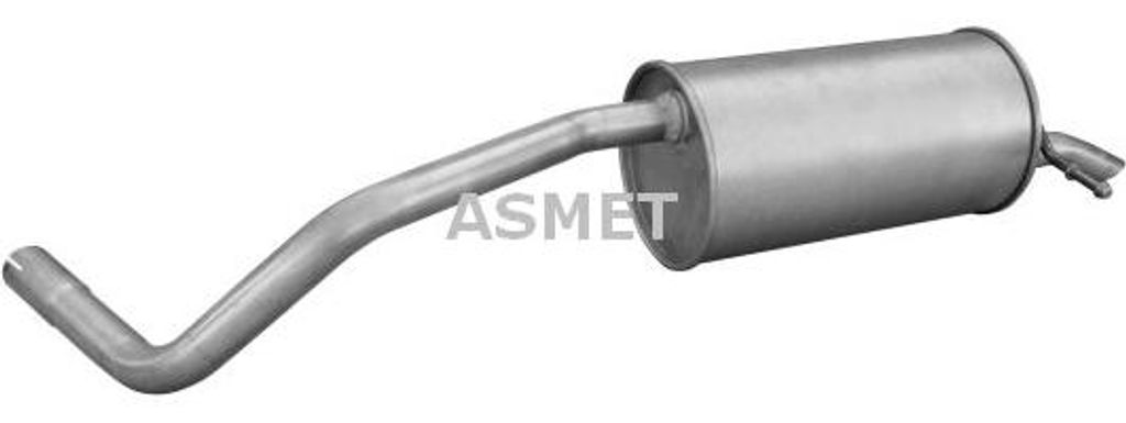 ASMET 3113 Endschalldämpfer OE 5Z6253609M kompatibel mit Fox